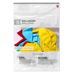 American Greetings Red/yellow/blue Ballons - 15 Count