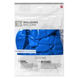 American Greetings Blue Birthday Balloons - 15 Count