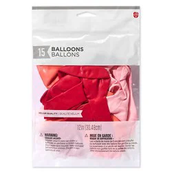 American Greetings Pink/red/orange Birthday Balloons - 15 Count