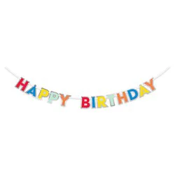 American Greetings Happy Birthday Letters 7' Birthday Party Banner Decoration - Each