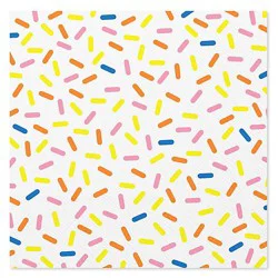 American Greetings Colorful Sprinkles Beverage Napkins - 20 Count