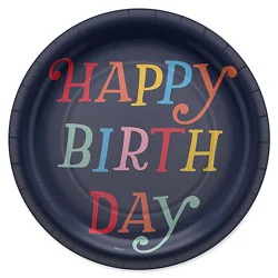 American Greetings Happy Birthday 9" Bithday Paper Plates - 10 Count