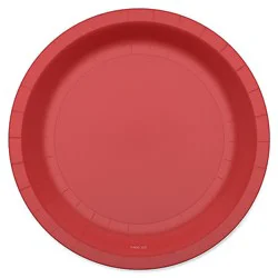 American Greetings Red 7" All Occasion Paper Plates - 10 Count