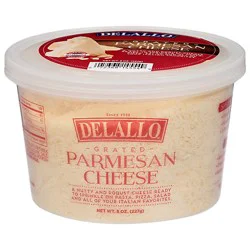 Delallo Parmesan Grated Deli Cup - 8 Oz