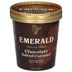 Emerald Ice Cream Irish Chocolate Salted Caramel - 16 Fz