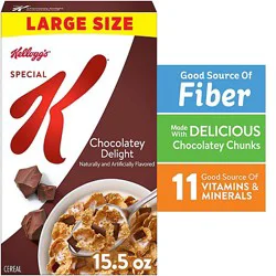 Kellogg's Special K Cereal Chocolate Delight 15.5oz - 15.5 Oz