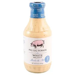 Peg Leg Porker White Sauce 16 Oz - 16 Oz