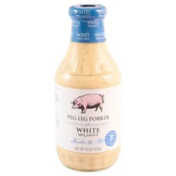 Peg Leg Porker White Sauce 16 Oz - 16 Oz