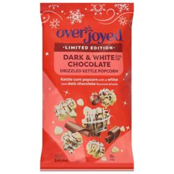 Overjoyed Dark & White Chocolate Drizzled Kettle Corn 6 Oz - 6 Oz