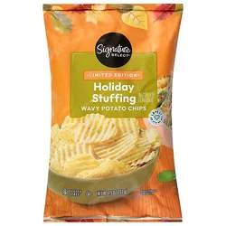 Signature Select Stuffing Flavored Potato Chips 7.5 Oz - 7.5 Oz