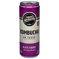 Liquid Remedy Kombucha Black Cherry 12fz - 12 Fz