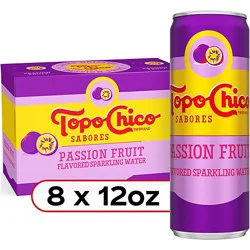 Topo Chico Sabores Passionfruit 8-12fz - 8-12 Fz