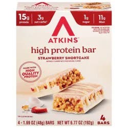 Atkins High Protein Strawberry Shrtck - 4-1.69oz