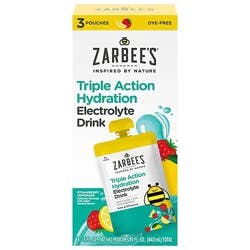 Zarbees Triple Action Hydration, Strawberry Lemonade 3ct - 15 Fz