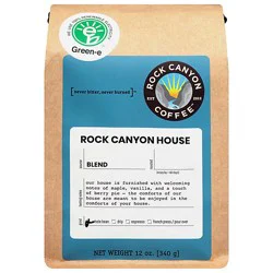 Rock Canyon House Blend Whole Bean - 12 Oz