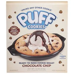 Puff Cookies Ready To Bake Skillet Chocolate Chip Cookie Dough 7.5 Oz - 7.5 Oz