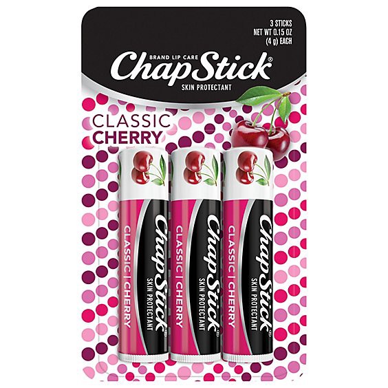 slide 1 of 8, Chapstick Cherry 3pk - 0.45 Oz, 0.45 oz