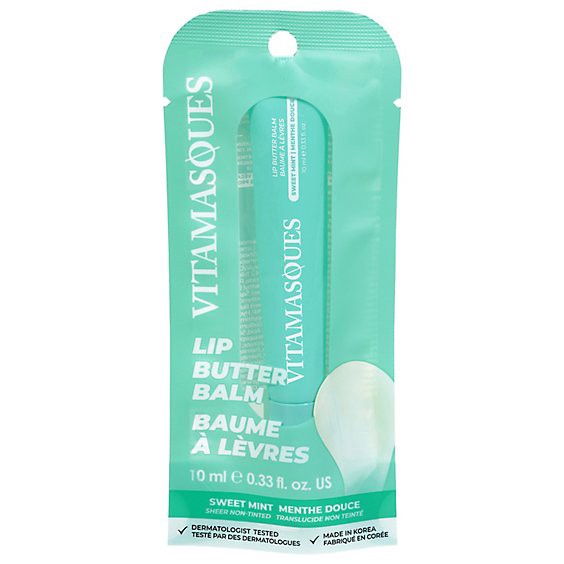 slide 1 of 1, Vitamasques Lip Butter Balm Sweet Mint - Ea, 1 ct