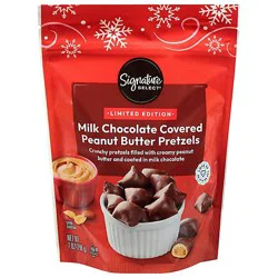Signature Select Pretzel Milk Chocolate Peanut Butter Filled 7oz - 7 Oz