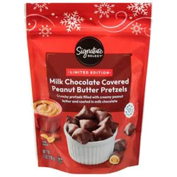 Signature Select Pretzel Milk Chocolate Peanut Butter Filled 7oz - 7 Oz