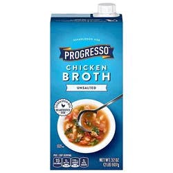 Progresso Unsalted Chicken Broth - 32 Oz