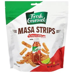 Tajin Chile Lime Seasoned Masa Strips - 3.5 Oz