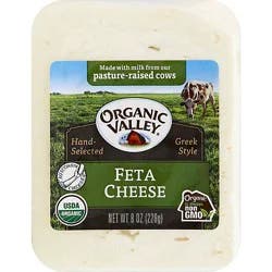 Organic Valley Feta,og2 Cow Milk 8oz - 8 Oz