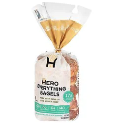 Hero Bread Everything Bagels - 5 - 13.2 Oz