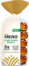 Hero Bread Everything Bagels - 5 - 13.2 Oz
