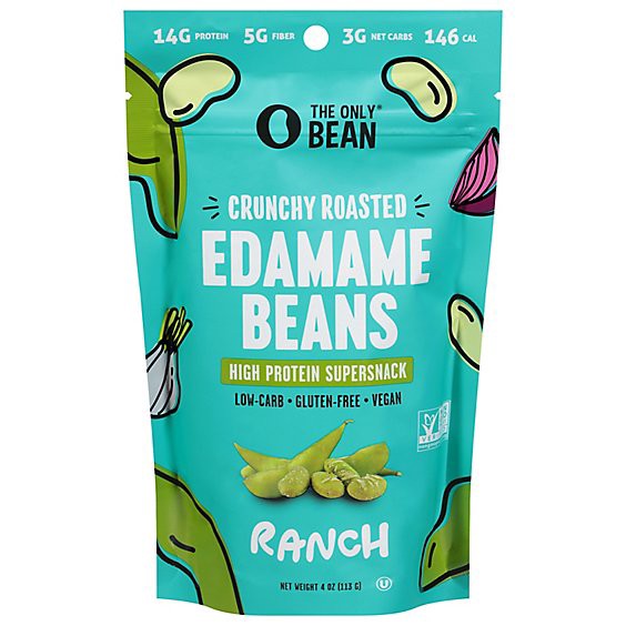 slide 1 of 1, The Only Bean Edamame Ranch 4oz - 4 Oz, 4 oz