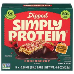 Simply Protein Bar Dipped Chocoberry - 4.4 Oz