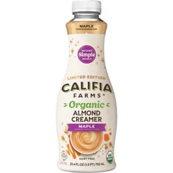Califia Creamer Almond Organic Maple - 25.4 Fz