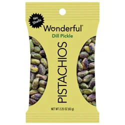 Wonderful Pistachios No Shell Dill Pickle Bag - 2.25 Oz