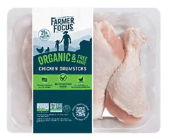 Farmer Focus Organic Halal Chicken Drumsticks - Lb