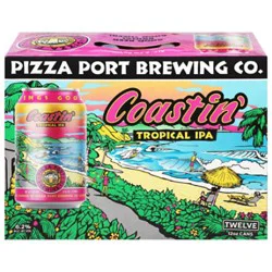 Pizza Port Coastin Tropical Ipa 12-12 Fl Oz In Cans - 12-12fz