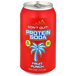 Dont Quit Protein Fruit Punch 12fz - 12 Fz
