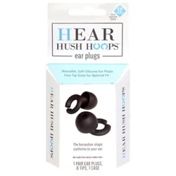Hear Hush Hoops Ear Plugs - Ea