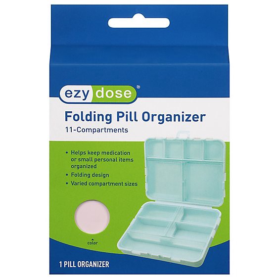 slide 1 of 1, Foldable Pill Organizer - Ea, 1 ct