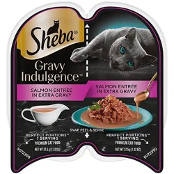 Sheba Gravy Indulgence Wet Cat Salmon - 2.64 Oz