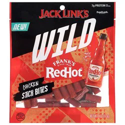 Jack Links Wild Chicken Bites Franks Red Hot 4oz - 4 Oz
