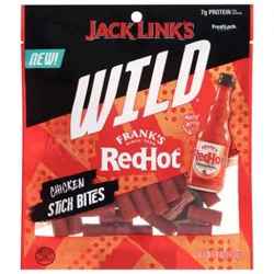 Jack Links Wild Chicken Bites Franks Red Hot 4oz - 4 Oz