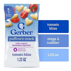 Gerber Infant Age Snack Up Puff Corn Tomato Bliss 1.23oz - 1.23 Oz