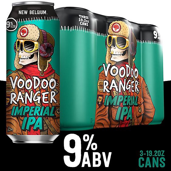 slide 1 of 1, Voodoo Ranger Imperial 3-19.2 Fl Oz In Cans - 3-19.2f, 3 ct; 19.2f