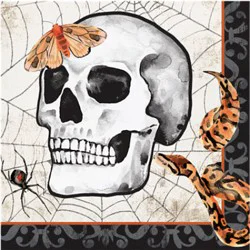 Signature Select Fright Night Beverage Napkins - 16 Count