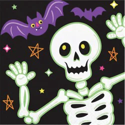 Signature Select Boo Buddies Lunch Napkins - 16 Count