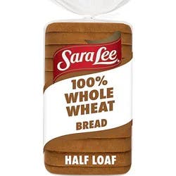 Sara Lee 100% Whole Wheat Bread Half Loaf - 12 Oz
