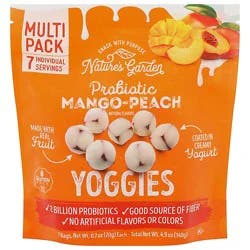 Natures Garden Yoggies Mango Peach Probiotic - 4.9 Oz