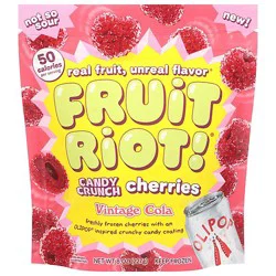 Fruit Riot Crunchy Candy Cherries Vintage Cola 8oz - 8 Oz
