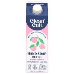Cleancult Liquid Hand Soap Refill Grapefruit - 32 Fz