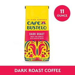 Café Bustelo Dark Roast Ground Coffee - 11 Oz